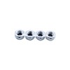 Polished Aluminum 2" Steering Column Floor Swivel Mount Base
