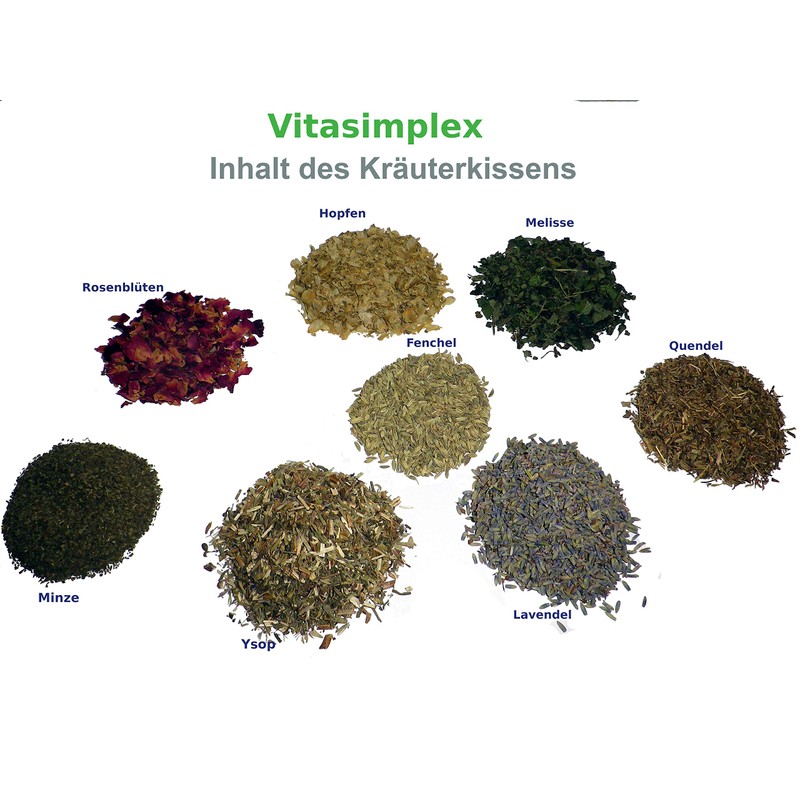 VITASIMPLEX Herbal Cushion with 8 Different Medicinal Herbs such as