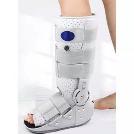 발목 고정 보호대 아킬레스건 다리 깁스 골절 반깁스 [L(270-285mm) - 그레이] Ankle Support Brace Achilles Tendon Leg Cast Fracture Half Cast [L(270-285mm) - Gray]