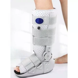 발목 고정 보호대 아킬레스건 다리 깁스 골절 반깁스 [L(270-285mm) - 그레이] Ankle Support Brace Achilles Tendon Leg Cast Fracture Half Cast [L(270-285mm) - Gray]