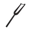 Bike Front Fork Carbon Fiber 100mm Opening Matte Straight Tube