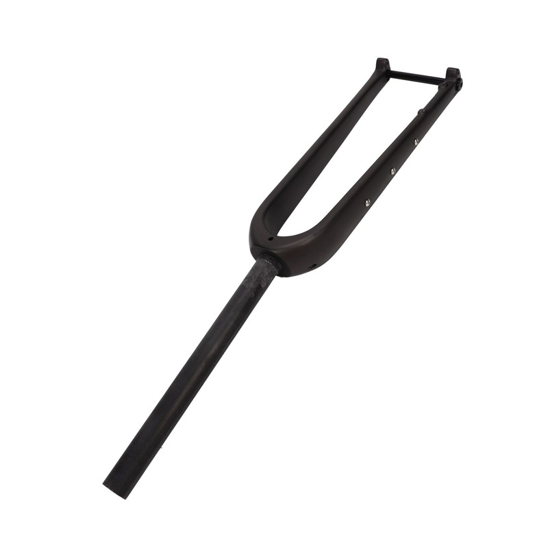 Bike Front Fork Carbon Fiber 100mm Opening Matte Straight Tube