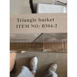 Qeke Corner Shower Shelf Brushed Nickel, 304 Stainless Steel 11.5” Recessed Corner...