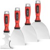 Bates- Putty Knife Set, 4 Pack, Stainless Steel, 4" 5"