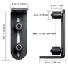 TeTupGa 2 Pack Sliding Barn Door Floor Guides, Flush Sliding