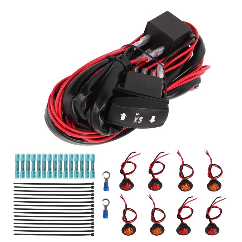 UTV Turn Signal Rocker Switch ATV Street Legal Lighting Kit