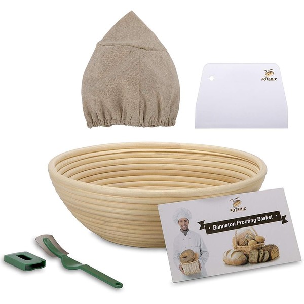 Round Bread Proofing Basket 10 inch Large Banneton Proving Basket