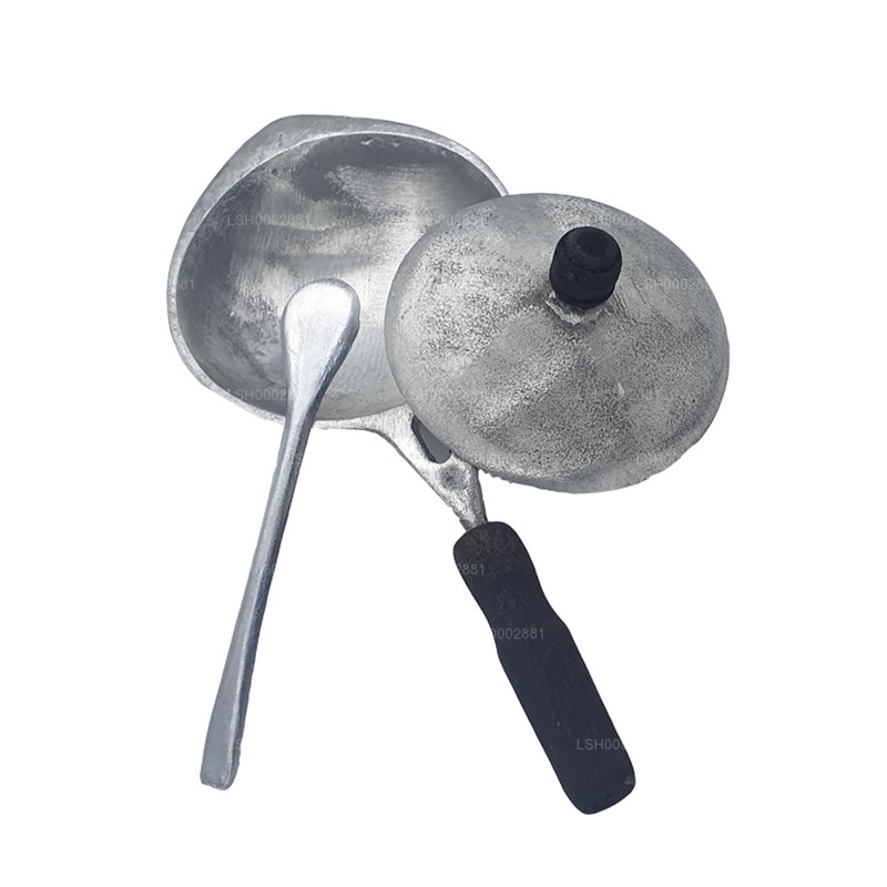 Lakpura® Aluminium Hopper Pan with Lid (15cm)