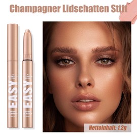 Eyeshadow Pen Shimmer, 2024 Newest Eyeshadow Waterproof & Long-Lasting, Cream Brown Eyeshadow Stick Crayon Highlighting Pigmented, Creamy Eye Makeup for Wrinkle Free Eyes