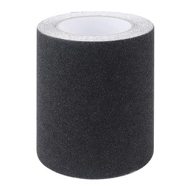 Anti-Slip Tape, Non-Slip Tape with High Traction Grain, Strong Strip Sanding Tape for Stairs, Steps, Ramps, 15cm x 5m, Black