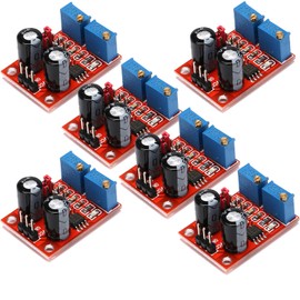 JESSINIE 6 Pack NE555 Pulse Generator Frequency Duty Cycle Adjustable Module Square Wave Stepper Motor Driver DC5V-12V Signal Generator for Arduino DIY