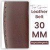 Beep Free 1 1/8” Top Grain Leather Belt 30mm| 100%