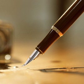 Operitacx 20Pcs pen stationery supplies pen replacement nibs writing calligraphy ink pen tips for students calligraphy nibs spare for fountain pen sharp point Metal universal