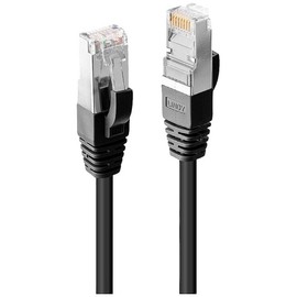 LINDY 45601 0.5m Cat6 SF/UTP (S-FTP) Black networking cable - networking cables (0.5 m, Cat6, RJ-45, RJ-45, Male/Male, SF/UTP (S-FTP))