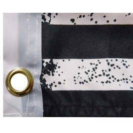 Trade Winds Blue Lives Matter USA Thin Blue Line Vintage Premium Quality Heavy Duty Fade Resistant 100D Woven Poly Nylon 12x18 12"x18" Boat Flag Banner Grommets