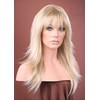 Forever Young Ladies Ash Blonde Long Flicked Layers Wig