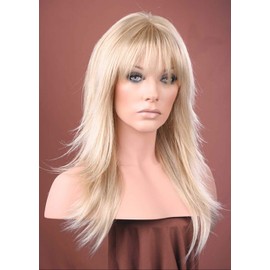 Forever Young Ladies Ash Blonde Long Flicked Layers Wig
