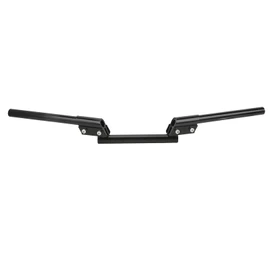 Tomotato Motorcycle Handlebar 22 mm, Universal Adjustable Scooter Handlebar for Sports Cars, Tram, ATV, Motorcycle, Sports Bicycle (Black)