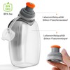 Sports Water Bottle, Small for Jogging, Running, BPA-Free, Leak-Proof Water