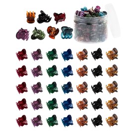 Mini Hair Clips, 72 Pcs Small Hair Clips for Women and Girls, Plastic Small Claw Hair Clips with 3 Colors, Tiny Hair Clips