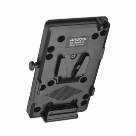 Battery Plate Multifunctional Easy to Install 12V-16.8V D Tap V Mount Battery Plate for Camcorder BMCC BMPCC