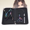 4pcs Hair Extension Tools with Pliers Wire Loop Beading Hook