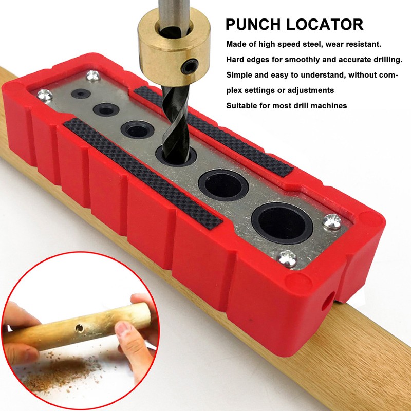 Woodworking Drilling Locator HSS 3 to 13mm Multifunctional Accurate Drill
