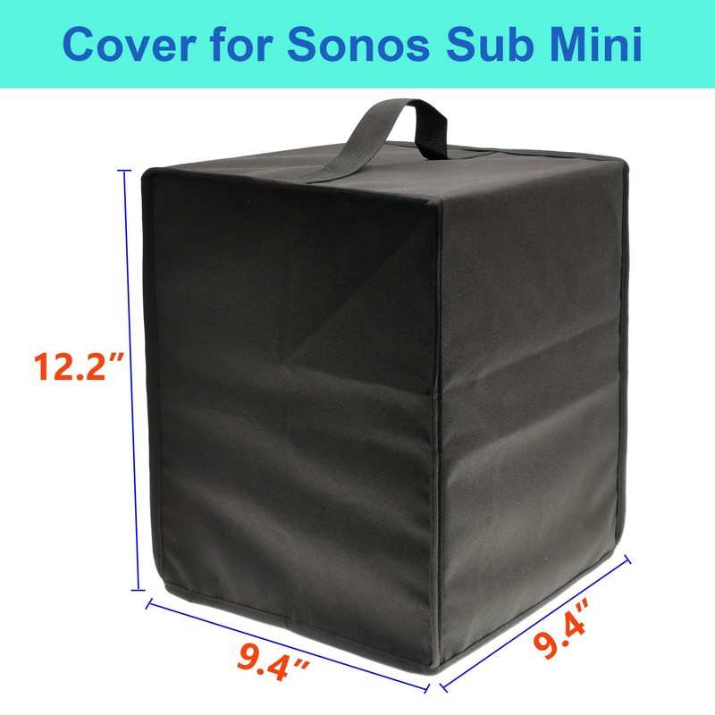 SHTCSZBA Sonos Sub Cover - Heavy Duty 600D, Dustproof, Water-Resistant,
