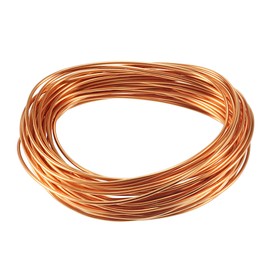 sourcing map Magnetic Wire Enamelled Copper Wire Winding 32.8 Feet Length 1.2 mm Diameter