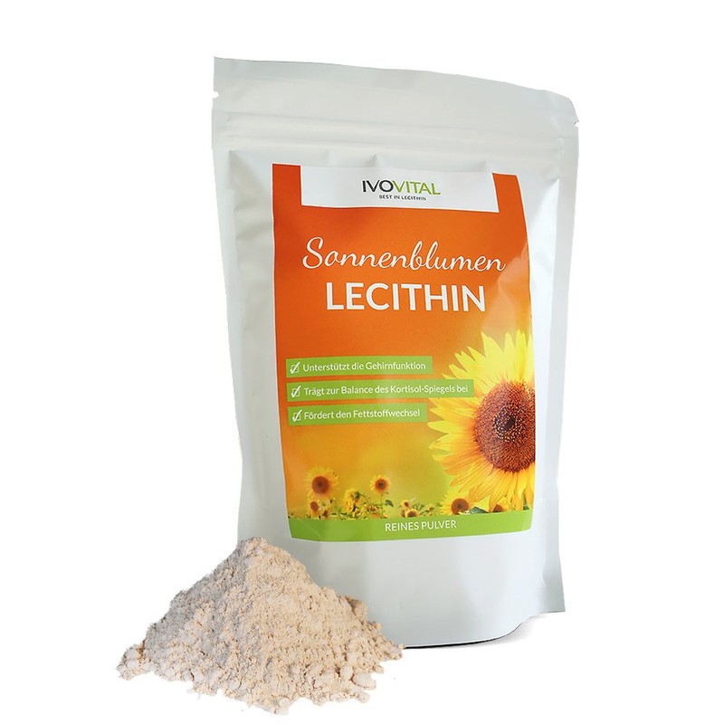 Sunflower Lecithin Powder, IVOVITAL® (Allergy-Free and GMO-Free) (1200 g)