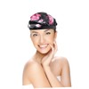 Healvian Extra Large Satin Flower Printed Elastic Wide Brim Sleep