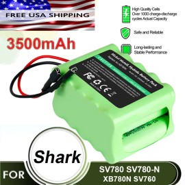 For Shark 3.5Ah Replace Battery for Shark SV760 SV780 Cordless Pet Perfect II Hand Vacuum