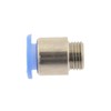 IQS Mini Straight Plug Fitting with Fine Thread M 8