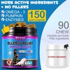 IMMAL Dog Allergy Relief Chews, Itch Relief for Dogs, Allergy