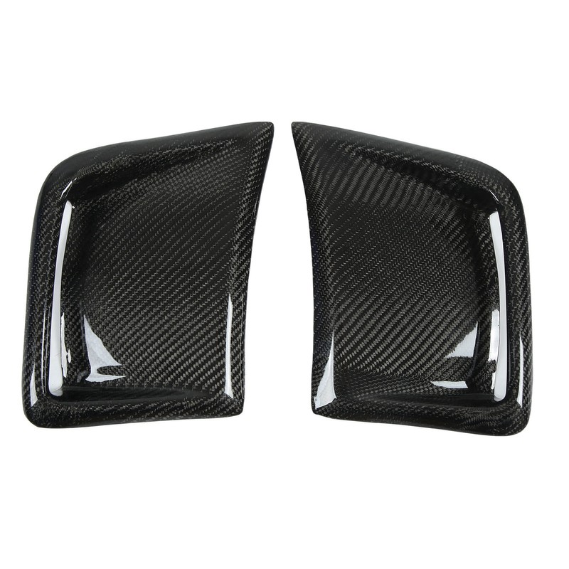 Carbon Fiber Front Bumper Side Vent Cover Replacement for STI