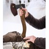 Wicing 15" Hatchet Axe Wood Handle 2Lbs Manganese Chopping Camping