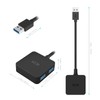 ICZI Mini Square USB 3.0 Hub, Extra-Light 4 Ports for