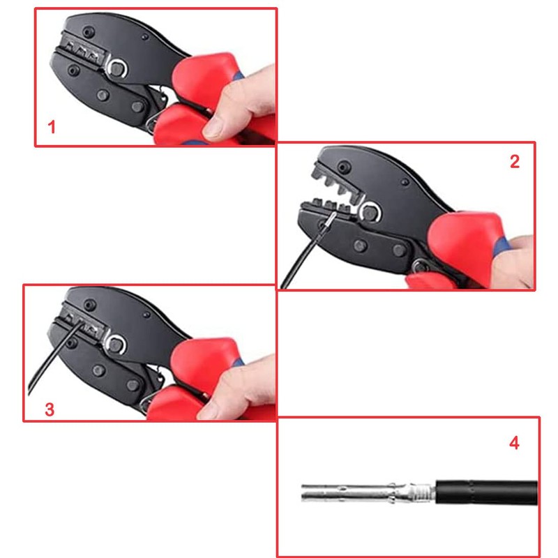 VIVIIHOO Solar Crimping Pliers, Slocable Solar PV Connector, PV Crimper