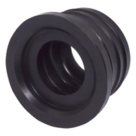 SKIR'CO (2 pcs) Black 40 x 25 mm Sleeve for Drain Pipe, Rubber Connector, Pipe Adaptor, Reducer
