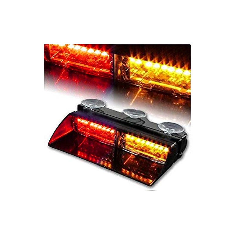 Amber/Red - Interior LED Dash Lights & Deck Lights TRAFFIC