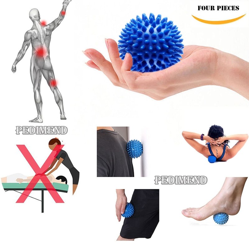 Pedimend Spiky Massage Ball (4PCS) – Trigger Point Therapy/Myofascial Release