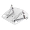 Nickel-plated Copper-zinc Alloy Tremolo Vibrato Tailpiece Bridge Set for Mustang