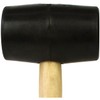 SK11 Wooden Handle Rubber Hammer, 1LBS