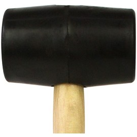 SK11 Wooden Handle Rubber Hammer, 1LBS