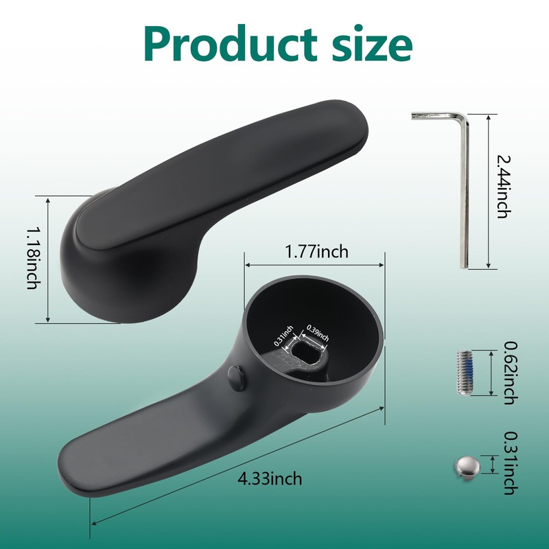 RAINREVIVE Repalcement Shower Handle, Compatible for 1300/1400 Series Tub Faucet
