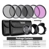 NEEWER 82mm ND Filter Pack and Lens Accessories, ND2 ND4
