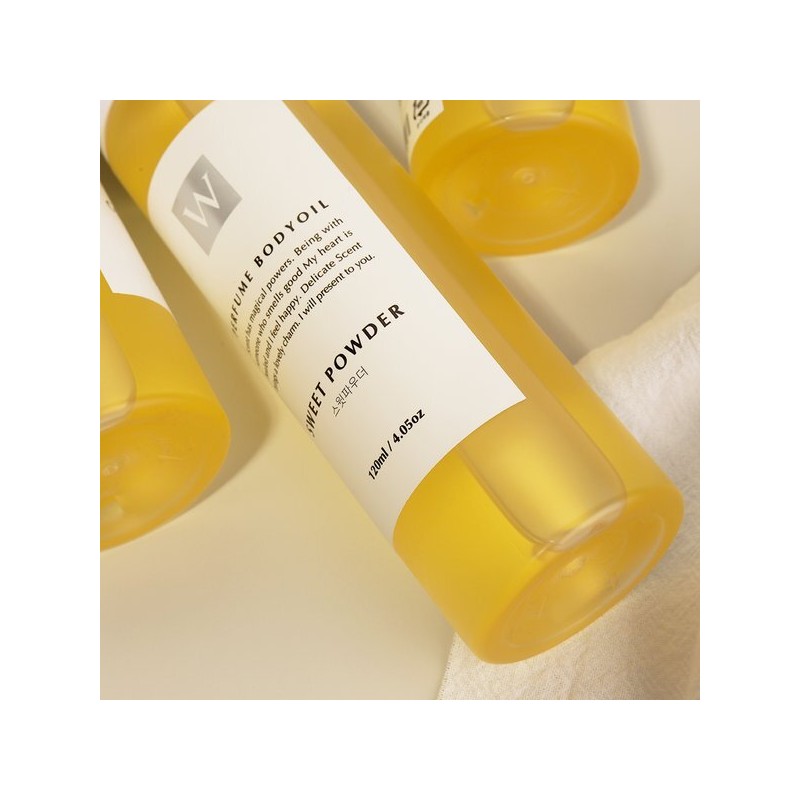 (White Scent) Scented moisture body oil massage oil 120ml 12