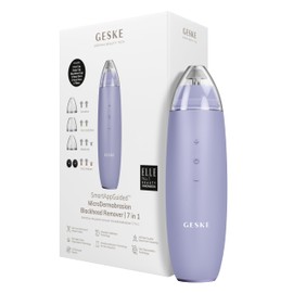 GESKE | SmartAppGuided™ MicroDermabrasion Blackhead Remover | Eliminador de puntos negros 7 en 1 | Limpiador de poros eléctrico | limpieza al vacío innovadora | herramientas de belleza