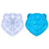 BOGEEL Animal Resin Epoxy Molds Wild Bear for Head Silicone