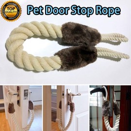 Anti-Crash Door Handles Rope Door Handle Protectors Rope Decorative Doorstop